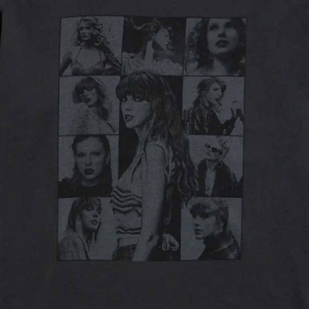 Official Taylor Swift The Eras Tour Black Long Sleeve Crew Neck Shirt - Picture 2 of 7